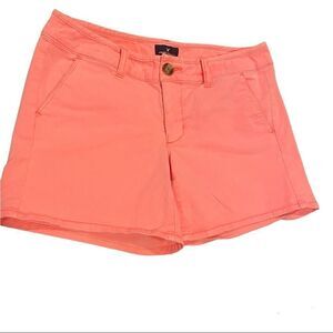 American Eagle Pink MIDI Stretch Shorts Size 6